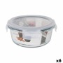 Fiambrera Hermética Santa Clara Transparente 650 ml (6 Unidades)
