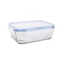 Fiambrera Hermética LAV Gris Transparente 1,2 L (12 Unidades)