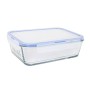 Fiambrera Hermética LAV Gris Transparente 1,9 L (8 Unidades)