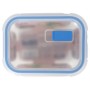 Fiambrera Hermética Quttin Transparente Rectangular 375 ml (12 Unidades)