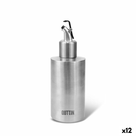 Aceitera Quttin Plateado Acero Inoxidable 250 ml (12 Unidades)