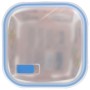 Fiambrera Hermética Quttin Boho Transparente 1,1 L (6 Unidades)