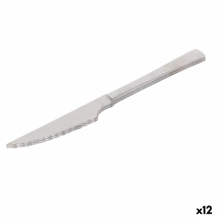 Set de Cuchillos para Carne Quttin Madrid Plateado Acero Inoxidable 21 x 2 x 0,5 cm 2 Piezas (12 Unidades)