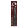 Cuchillo Pelador Quttin Black Acero Inoxidable 9 cm (12 Unidades)