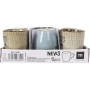 Taza de café y té La Mediterránea Nevis 90 ml (36 Unidades)