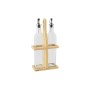 Set para Aliñar Quttin Marrón Transparente Vidrio Bambú 0,5 L 2 Piezas (12 Unidades)
