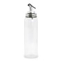 Aceitera Quttin Transparente Plateado Vidrio 0,5 L 6 x 6 x 26 cm (12 Unidades)