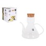 Aceitera La Mediterránea Bell Transparente Silicona Vidrio de Borosilicato 500 ml (8 Unidades)