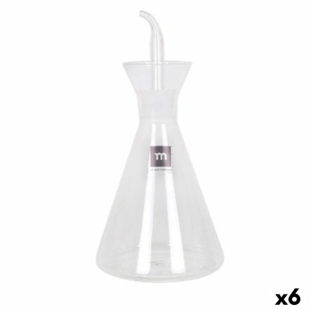 Aceitera La Mediterránea Iraia Transparente Vidrio de Borosilicato 500 ml (6 Unidades)