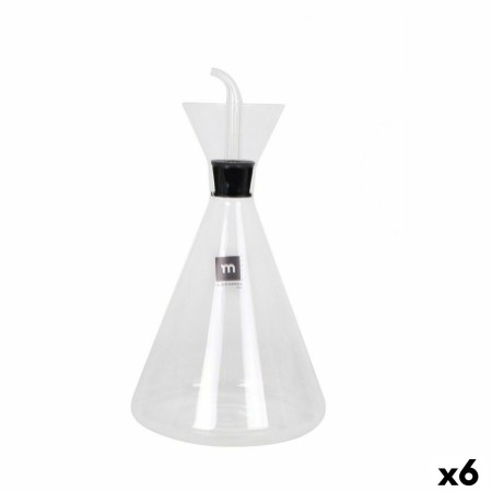 Aceitera La Mediterránea Iraia Transparente Vidrio de Borosilicato 1 L (6 Unidades)