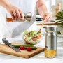 Aceitera Quttin Transparente Plateado Acero Inoxidable 0,36 L (12 Unidades)