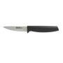 Cuchillo Pelador Quttin Laos Negro Plateado Acero Inoxidable 8,5 cm (36 Unidades)