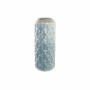 Vase DKD Home Decor Usé Bleu Métal Arabe (25 x 25 x 66 cm)