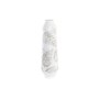 Vase DKD Home Decor Doré Métal Blanc Tropical Feuille d'une plante (18 x 18 x 60 cm)