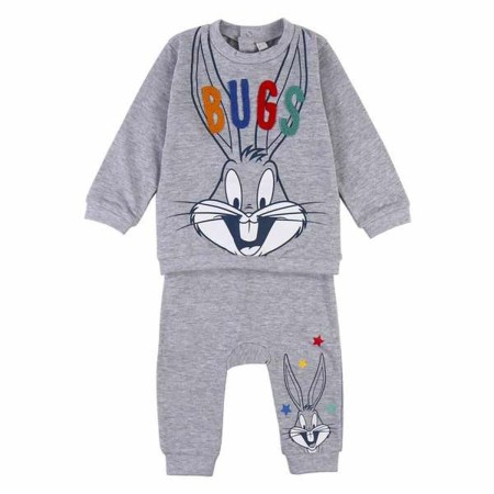 Conjunto Deportivo para Bebé Looney Tunes Gris 3 Meses