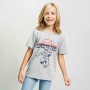Camiseta de Manga Corta Infantil Spider-Man Gris 6 Años