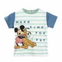 Camiseta de Manga Corta Infantil Mickey Mouse Multicolor 18 Meses