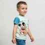 Camiseta de Manga Corta Infantil Mickey Mouse Multicolor 18 Meses