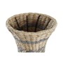 Vase DKD Home Decor Naturel Gris Fibre (25 x 25 x 41 cm)