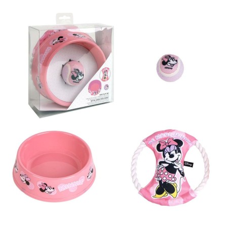 Set de Regalo Minnie Mouse Rosa 21,0 x 21,0 x 8,8 cm Perro