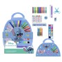 Set de Papelería Stitch Azul Maletín