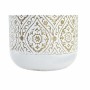 Vase DKD Home Decor Doré Métal Blanc Arabe (16 x 16 x 36,5 cm)