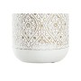 Vase DKD Home Decor Doré Métal Blanc Arabe (16 x 16 x 31 cm)