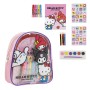 Mochila Infantil para Dibujar Hello Kitty Rosa 22,0 x 23,0 x 7,0 cm