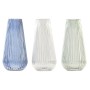 Vase DKD Home Decor Verre (14 x 14 x 30 cm) (3 Unités)