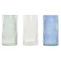 Vase DKD Home Decor Verre Moderne (10 x 10 x 20 cm) (3 Unités)