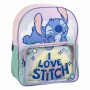 Mochila Escolar Stitch Lila