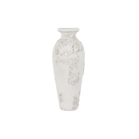 Vase DKD Home Decor Corail Blanc Résine méditerranéen (37,5 x 31,7 x 81 cm)