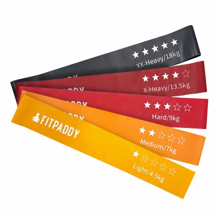Bandas elásticas de resistencia Fitpaddy Multicolor