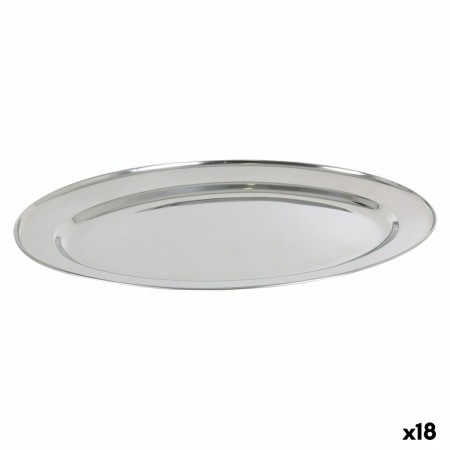Plat à Gratin Quttin Quttin Acier inoxydable Oblongue 40,5 x 26,5 cm (18 Unités)