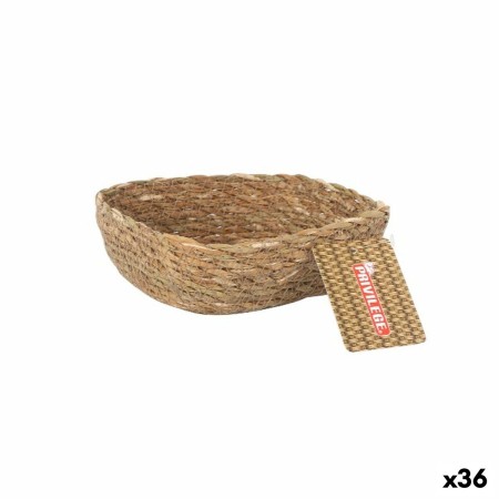 Cesta Multiusos Privilege  Marrón Mimbre Rectangular 13 x 10 x 5 cm (36 Unidades)