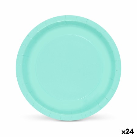 Service de vaisselle Algon Aigue marine 20 cm 10 Pièces (24 Unités)