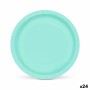 Set de Platos Algon Aguamarina 20 cm 10 Piezas (24 Unidades)