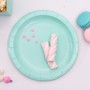 Set de Platos Algon Aguamarina 20 cm 10 Piezas (24 Unidades)
