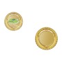 Set de Platos Algon Dorado 20 cm 10 Piezas (18 Unidades)
