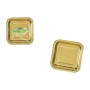 Set de Platos Algon Dorado 20 cm 10 Piezas (18 Unidades)