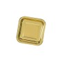 Set de Platos Algon Dorado 26 cm 3 Piezas (18 Unidades)