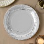 Service de vaisselle Algon Argenté 18 cm 12 Pièces (18 Unités)