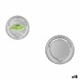 Set de Platos Algon Plateado 20 cm 10 Piezas (18 Unidades)