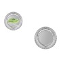 Set de Platos Algon Plateado 20 cm 10 Piezas (18 Unidades)