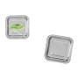 Service de vaisselle Algon Argenté 20 cm 20 x 2 cm 10 Pièces (18 Unités)