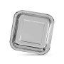Set de Platos Algon Plateado 23 cm 10 Piezas (18 Unidades)