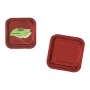 Service de vaisselle Algon Rouge 23 cm 10 Pièces (18 Unités)