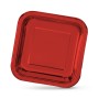 Service de vaisselle Algon Rouge 26 cm 3 Pièces (18 Unités)