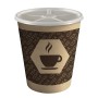 Set de Vasos Algon Marrón 200 ml 10 Piezas (18 Unidades)