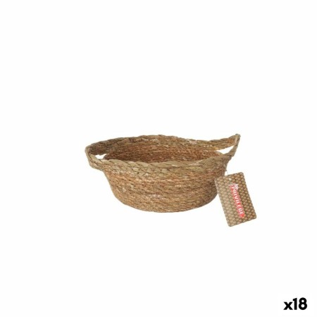 Cesta Multiusos Privilege  Marrón Mimbre ø 17 x 7 cm (18 Unidades)